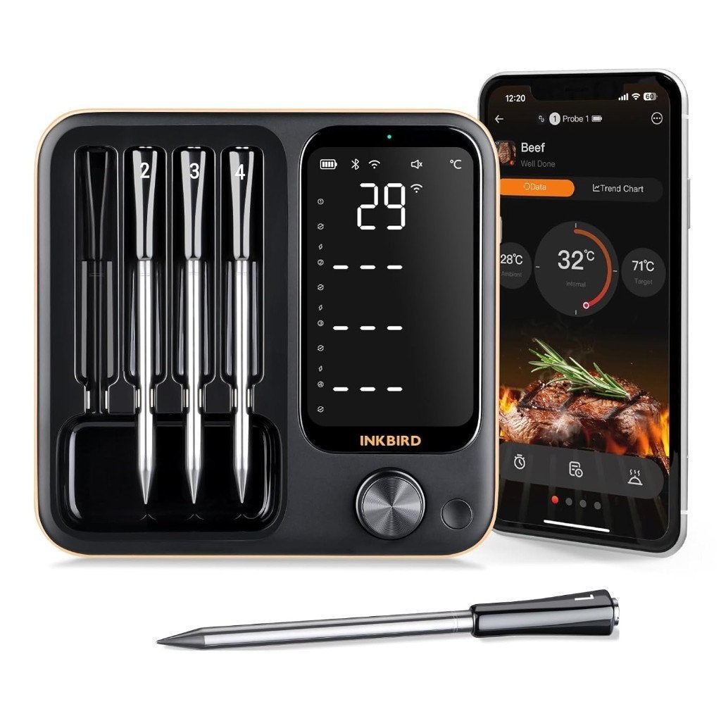 Inkbird INT-14-BW Draadloze Thermometer | 4 probes | Nieuw, Ophalen of Verzenden, Nieuw, Inkbird