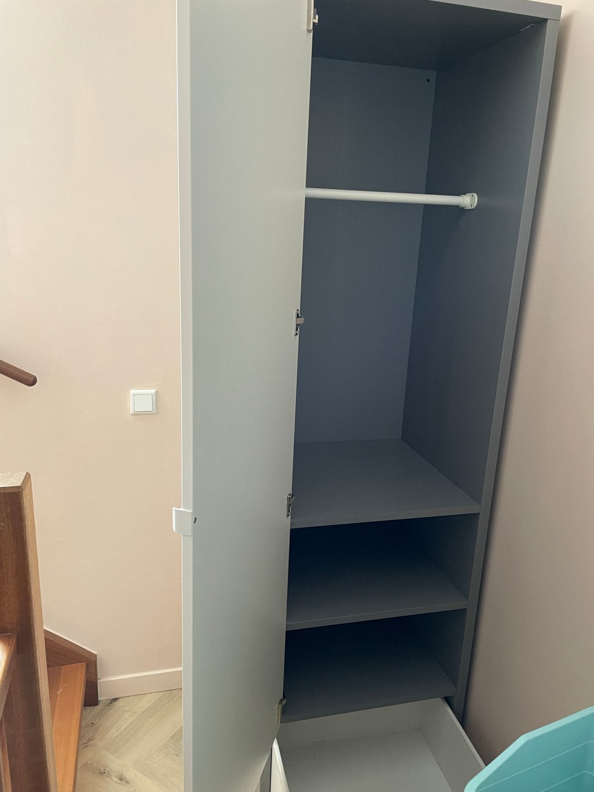 IKEA VISTHUS Kledingkast perfecte staat, Ophalen, Overige materialen, 200 cm of meer, 50 tot 100 cm