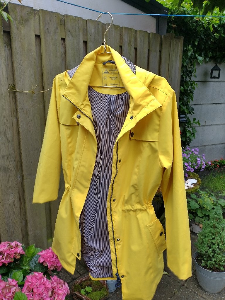 Regenjas mt M, Ophalen of Verzenden, Zo goed als nieuw, Regenjas, Dames