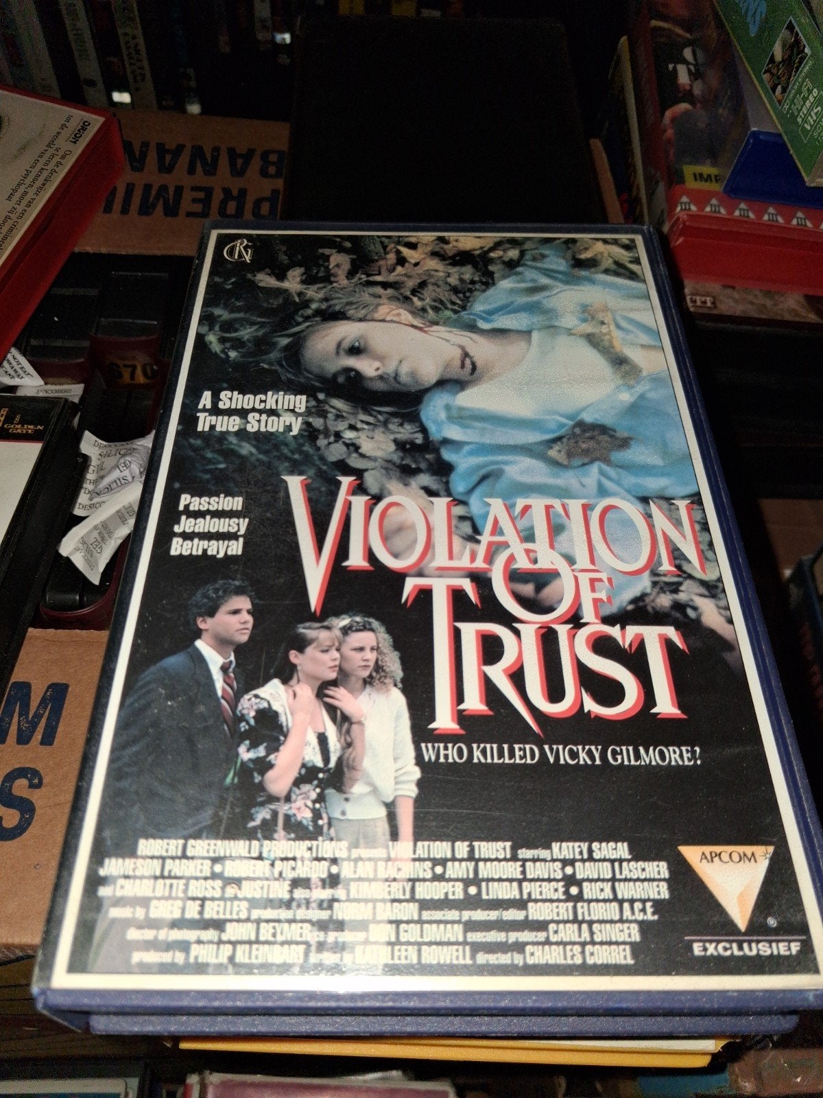 Vhs ex-rental  - Violation Of Trust, Vanaf 16 jaar, Ophalen of Verzenden, Gebruikt, Horror