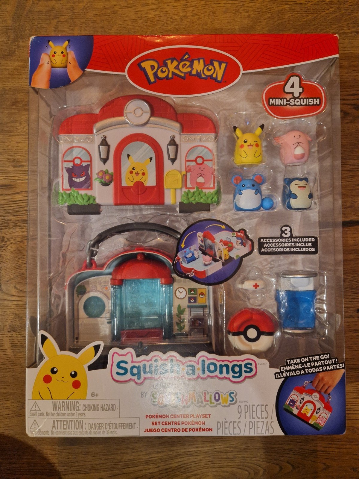 NIEUW! Pokémon Squish-a-longs Center Playset (Ongeopend), Ophalen of Verzenden, Nieuw, Overige