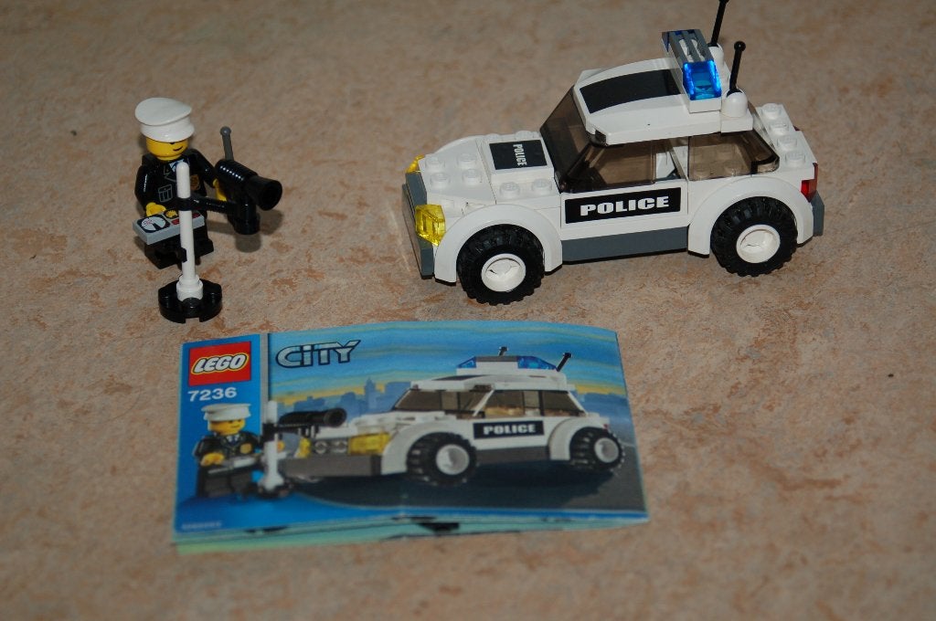 LEGO City 7236 politieauto, Lego, Ophalen of Verzenden, Complete set, City