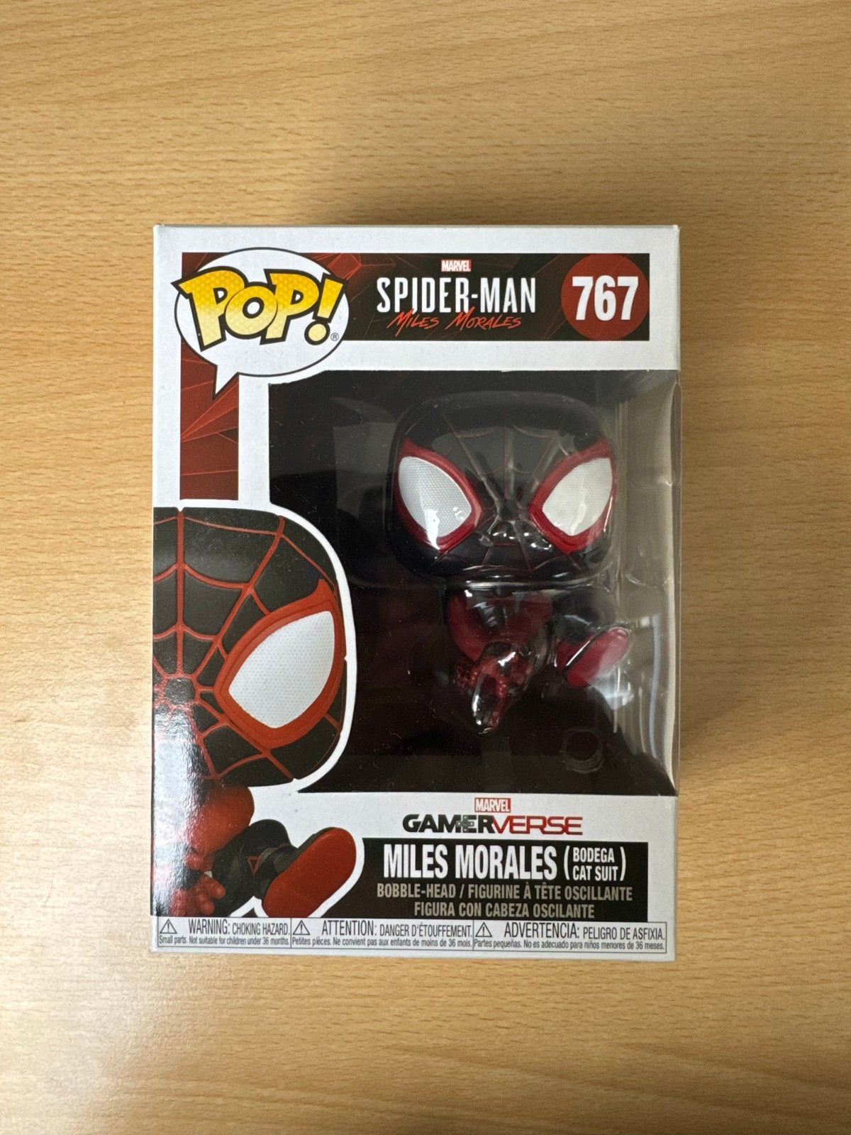 Funko Pop! Spider-Man Miles Morales 767 (Bodega Cat), Ophalen of Verzenden, Nieuw