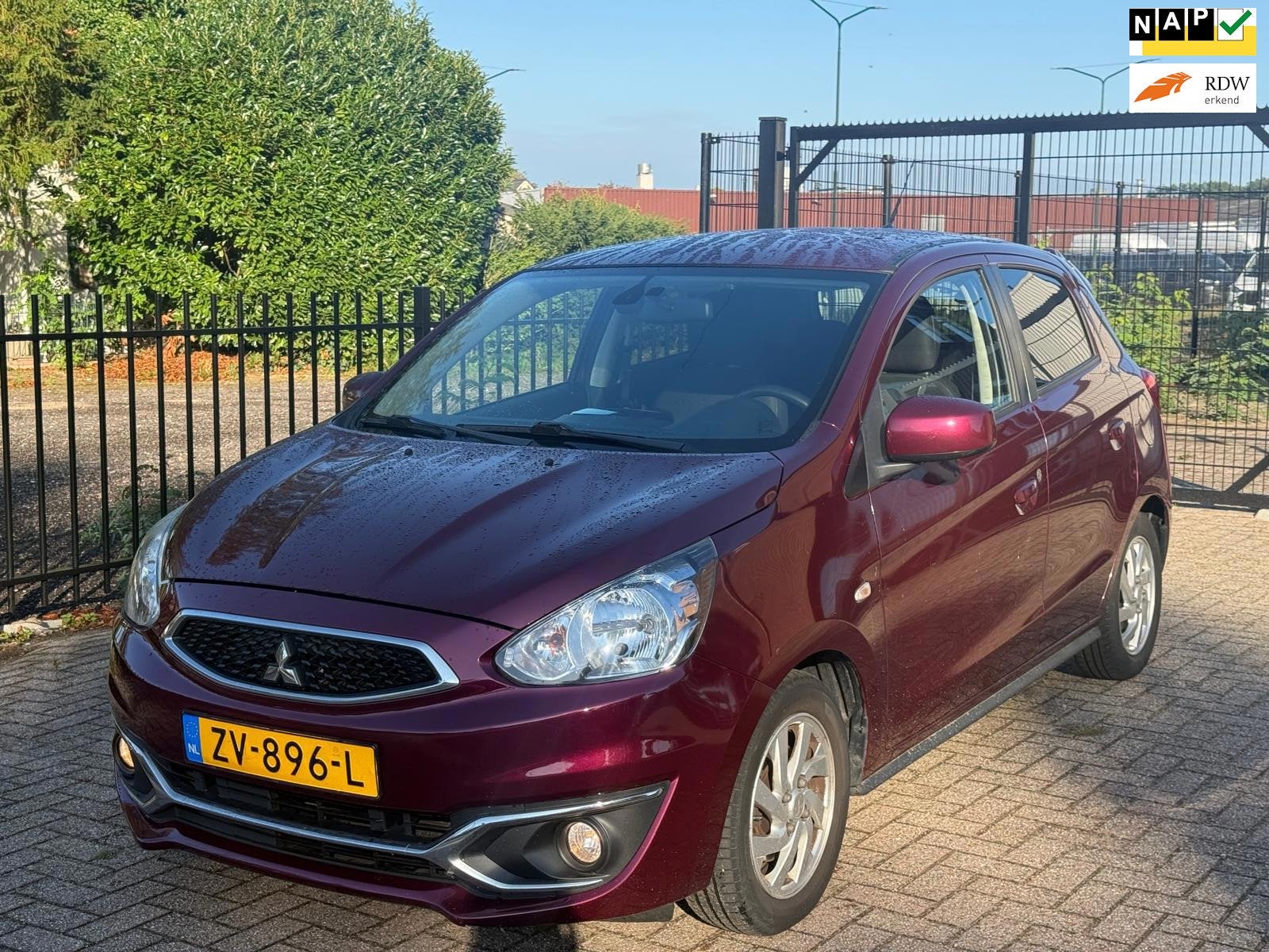 Mitsubishi Space Star 1.0 Active Carplay Dealer onderhouden, Voorwielaandrijving, Dealer onderhouden, Gebruikt, Euro 6