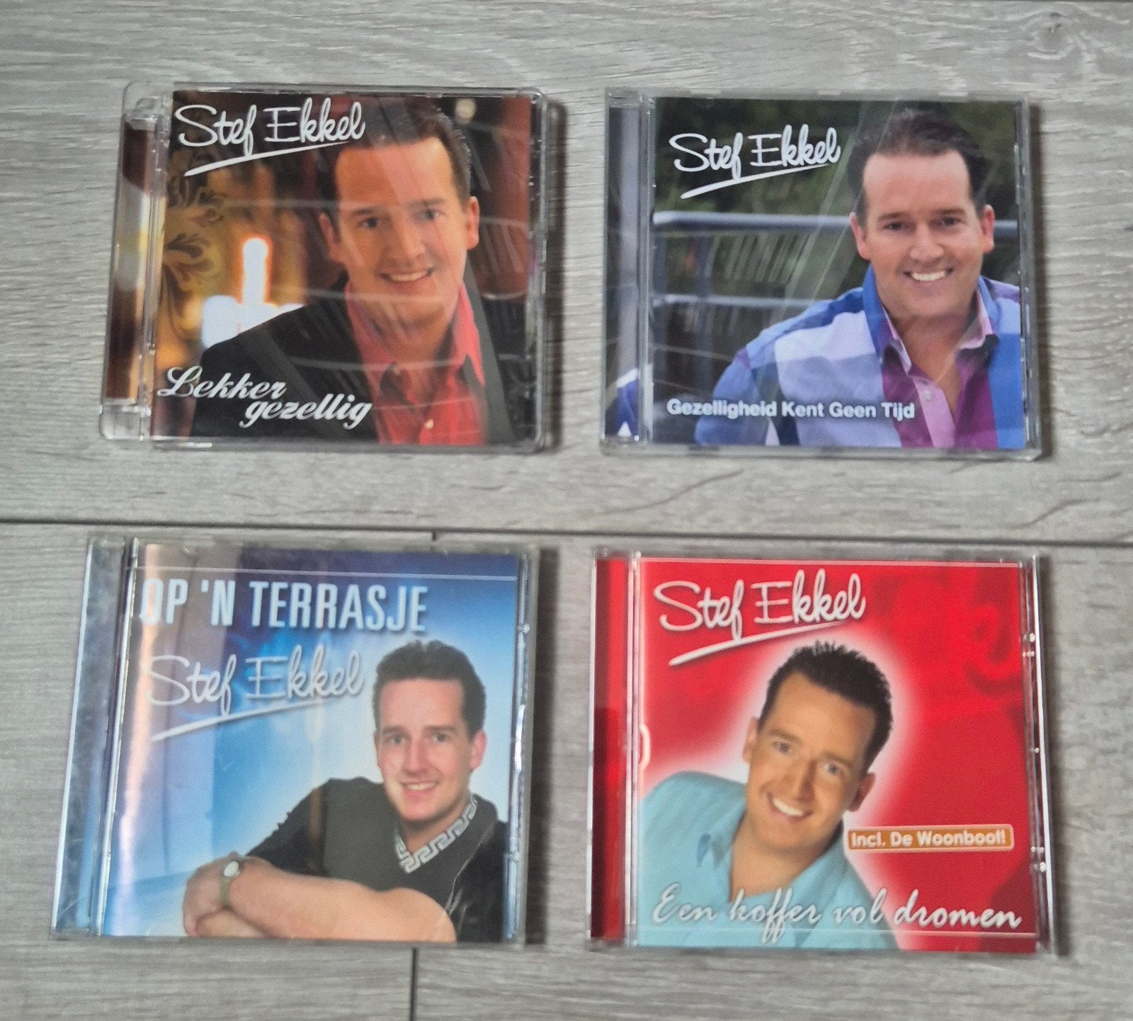 4x Stef Ekkel, Ophalen of Verzenden, Zo goed als nieuw, Levenslied of Smartlap