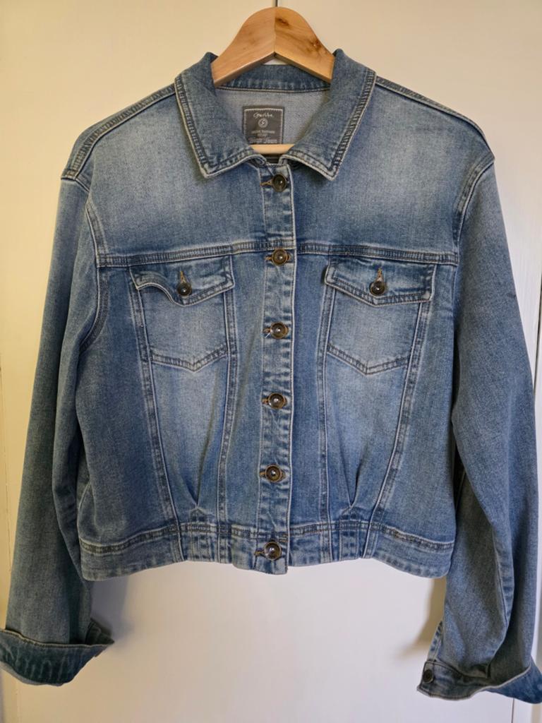 Geisha spijkerjasje, maat 40, Ophalen of Verzenden, Zo goed als nieuw, Maat 38/40 (M), Blauw