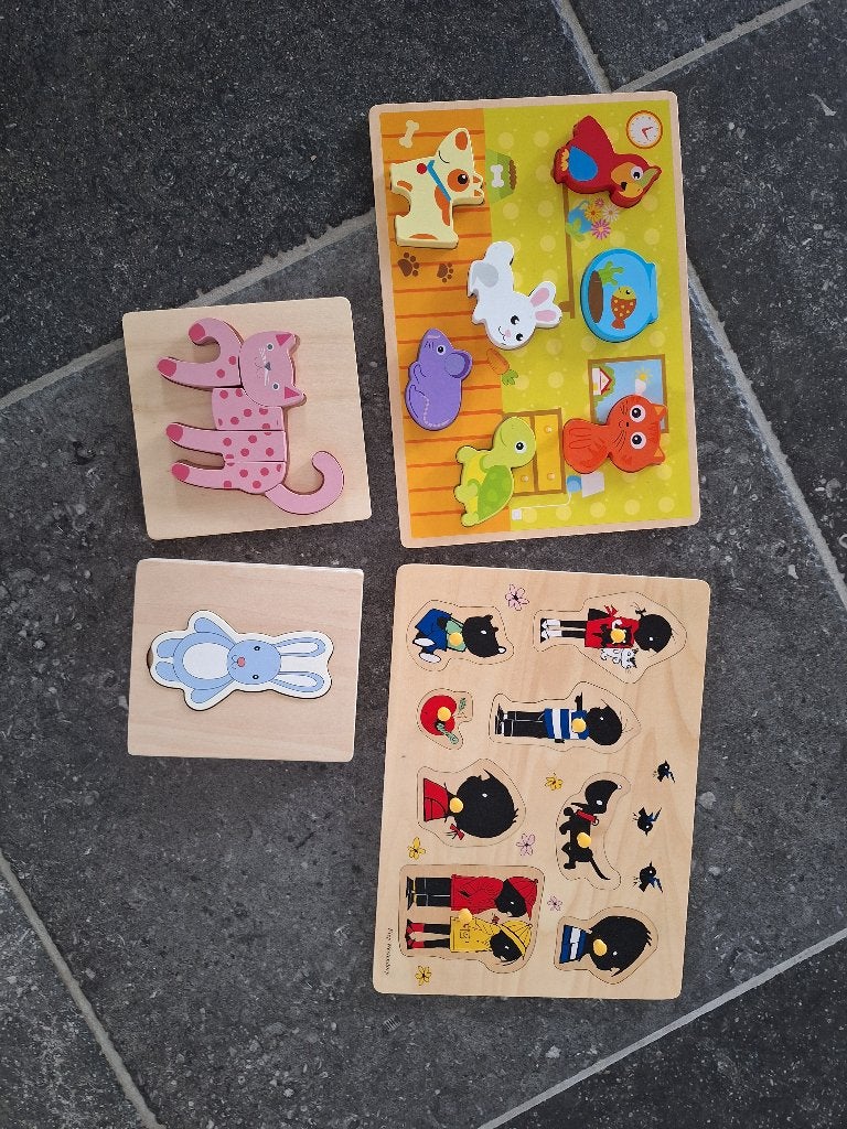 Diverse (noppen)puzzels, Ophalen of Verzenden, Zo goed als nieuw, 6 maanden tot 2 jaar