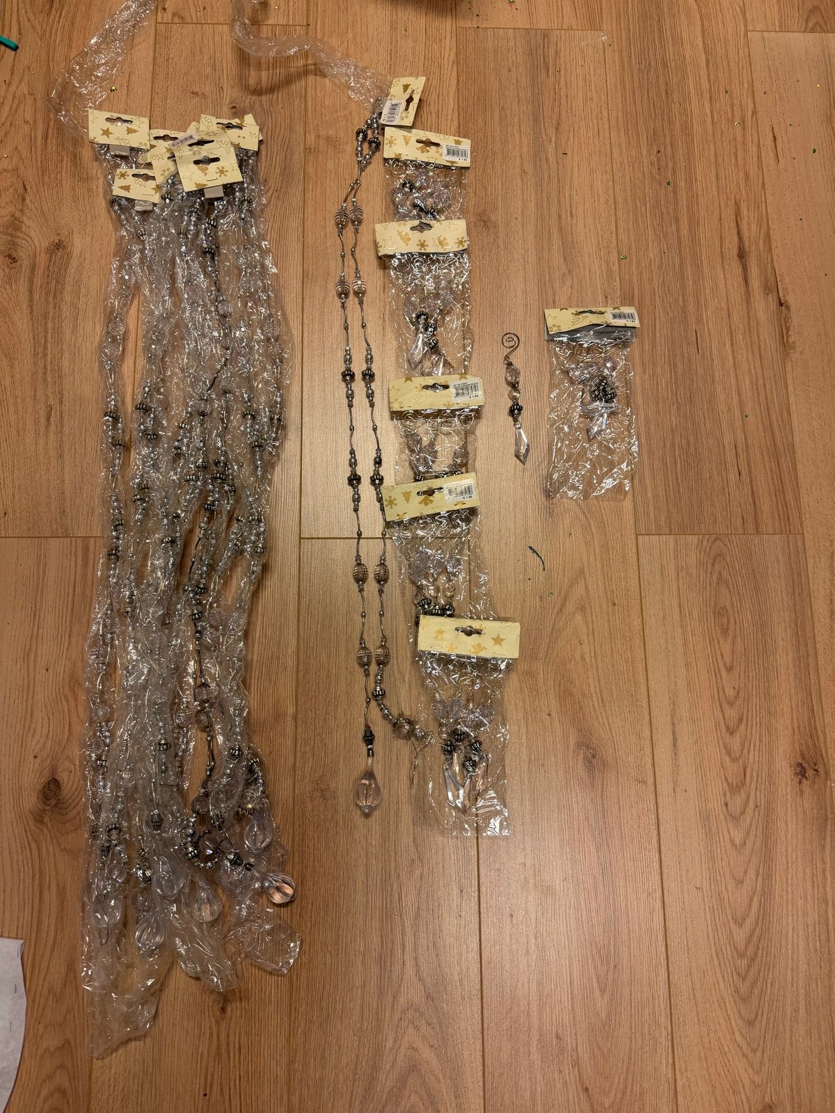 Kerst kralenslinger en kralenhangers,, Ophalen of Verzenden