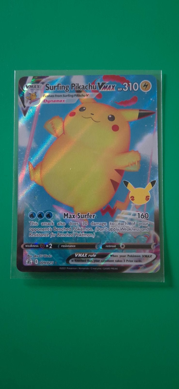 Surfing Pikachu Vmax, Ophalen, Zo goed als nieuw