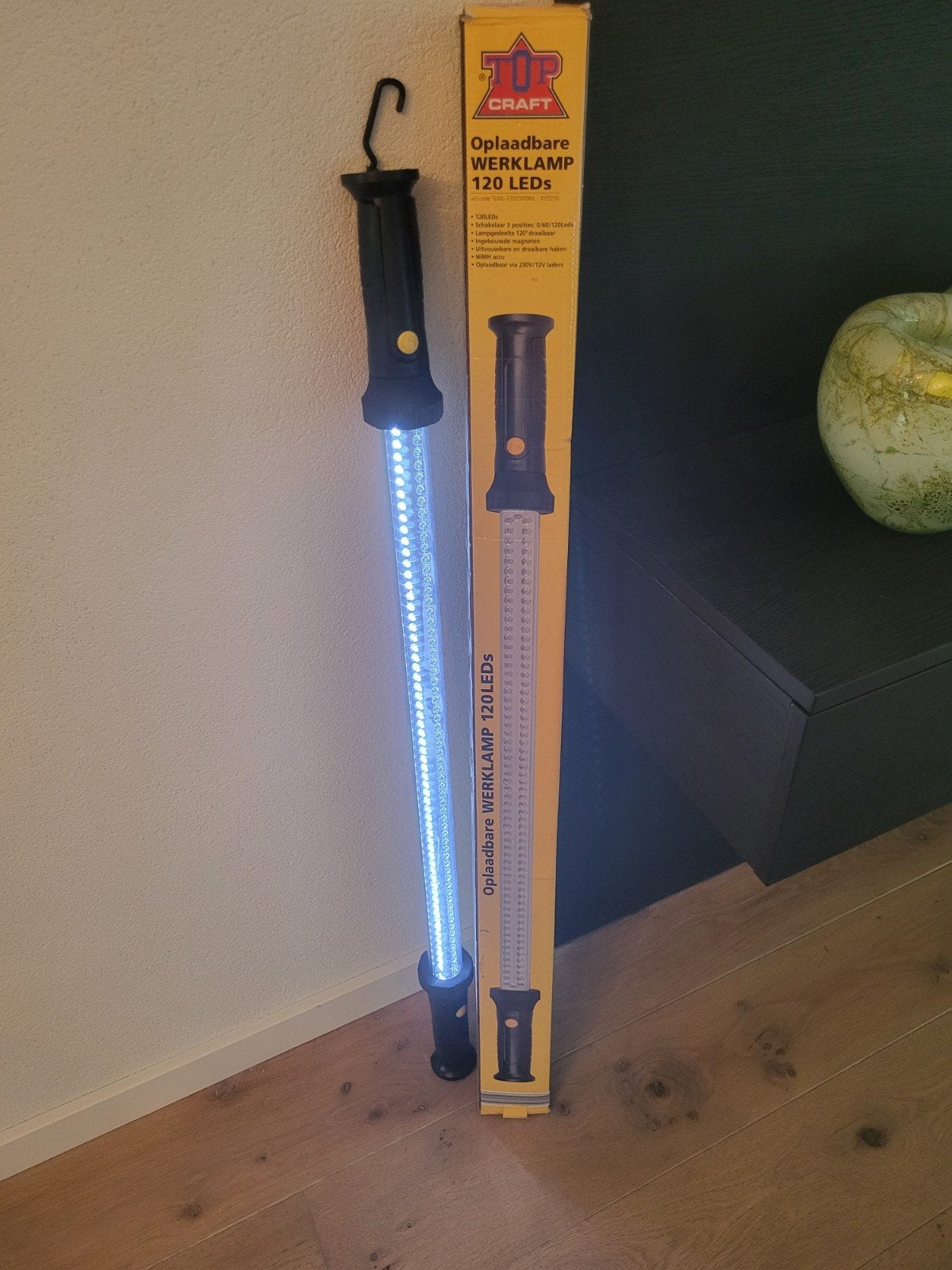 Topcraft werklamp oplaadbaar, Ophalen, Nieuw