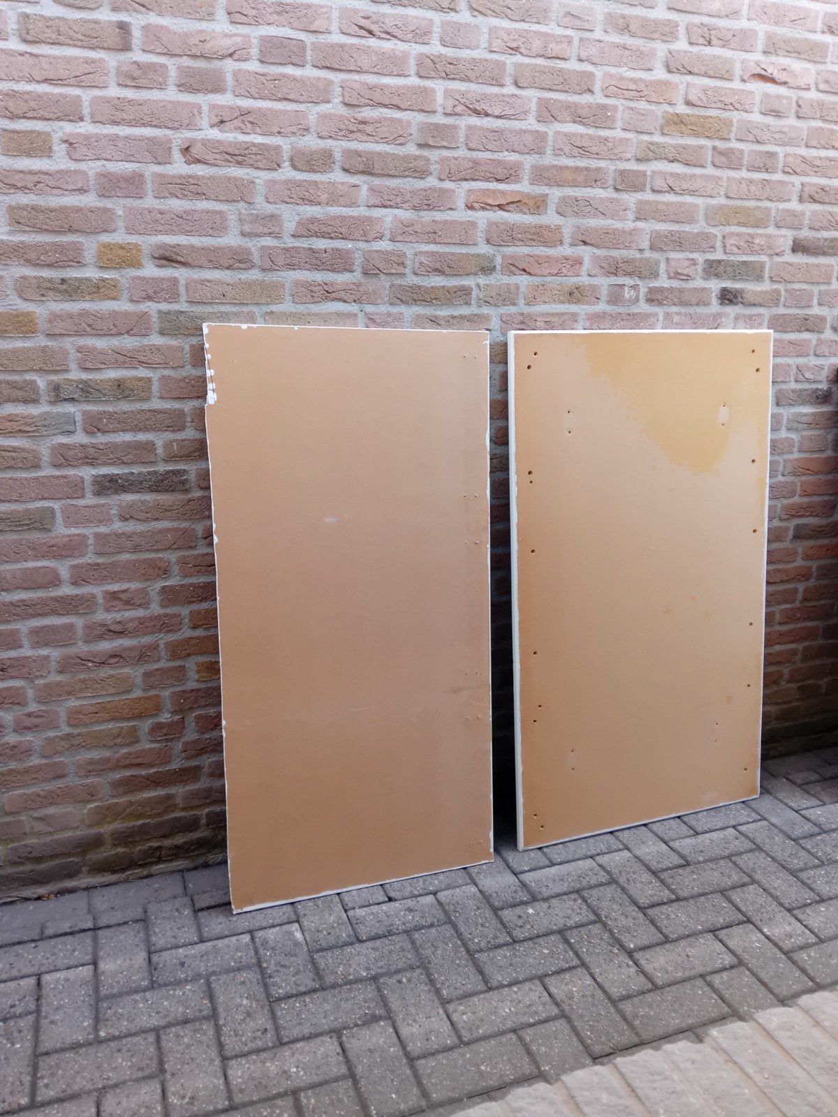 Gratis MDF platen 125x74 cm en 125x60 cm, dikte 2cm, Ophalen
