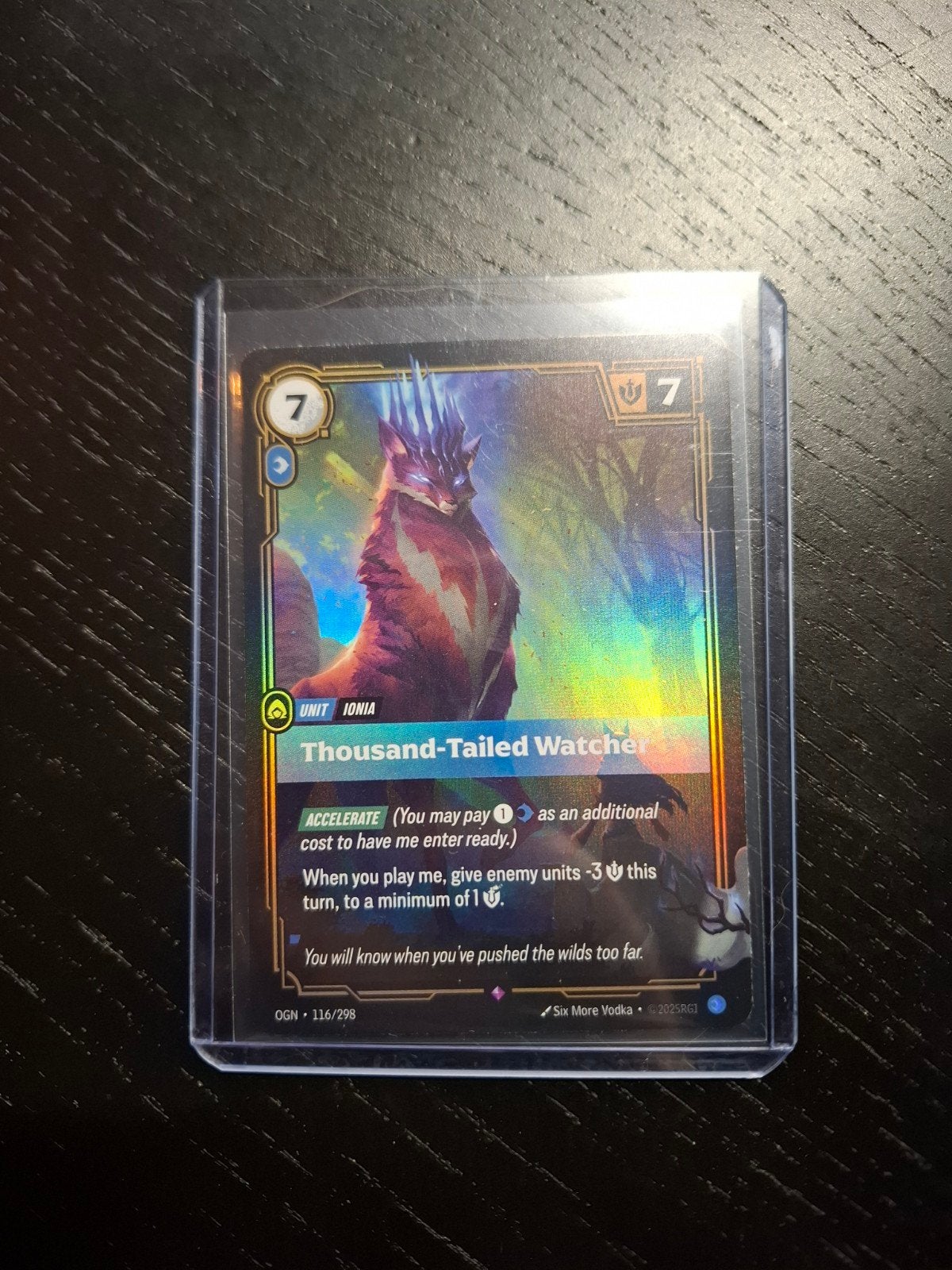 Thousand-Tailed Watcher Van Riftbound #116 Near Mint, Verzenden, Zo goed als nieuw