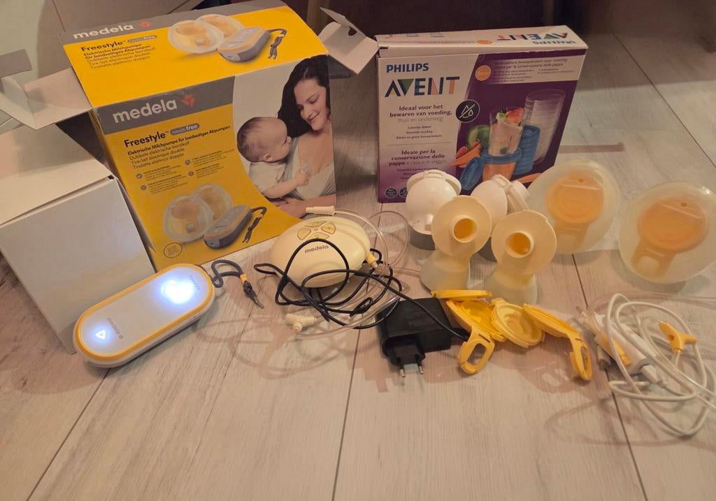 Medela Freestyle & Swing kolfset met sterilisator en Avent, Ophalen, Gebruikt, Sterilisator