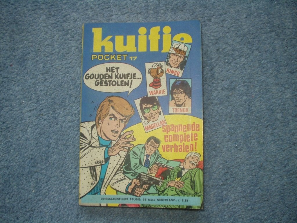 Kuifje strippocket 17, Het Gouden Kuifje. jaren 70, Ringo, Boeken, Stripboeken, Eén stripboek, Ophalen of Verzenden, Zo goed als nieuw