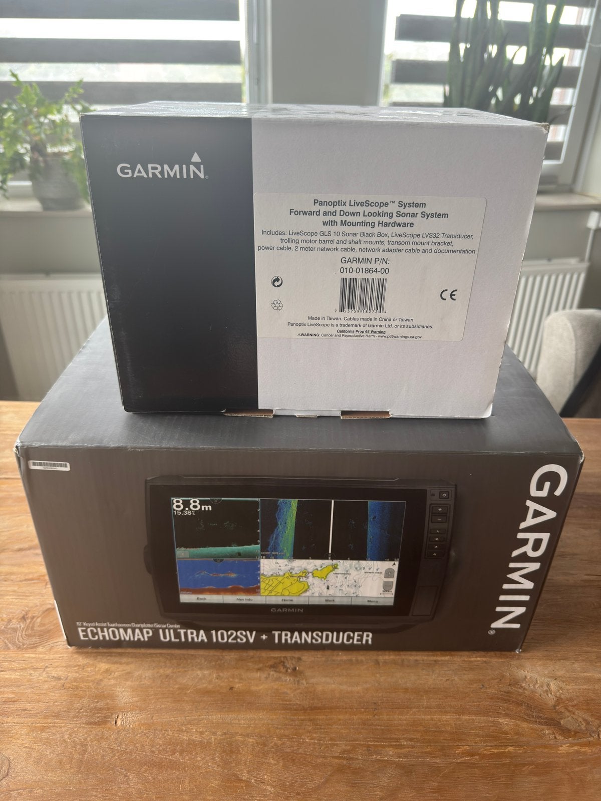 Garmin ECHOMAP Ultra 102sv met GT56UHD en GLS10 /LVS32, Watersport en Boten, Ophalen, Gebruikt