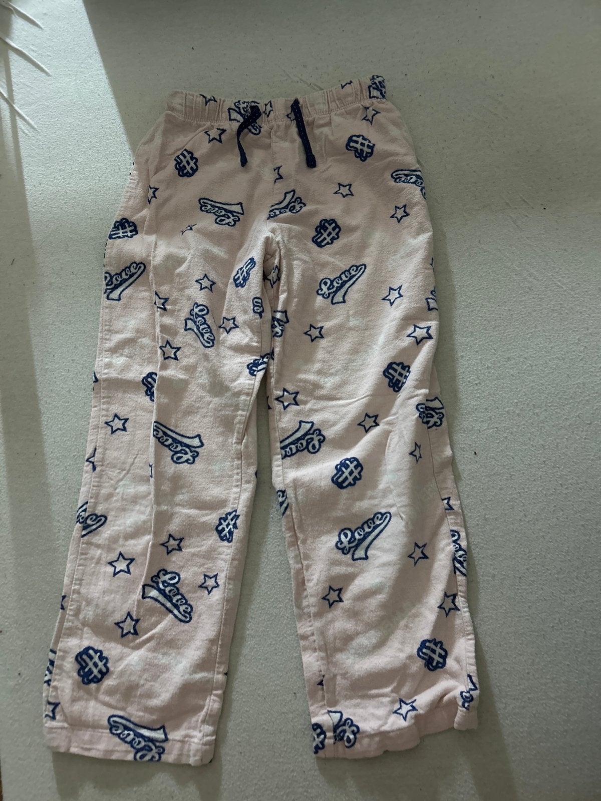 Roze broek met print - Pepperts! (maat 122/128), Ophalen of Verzenden, Gebruikt, Meisje, Broek