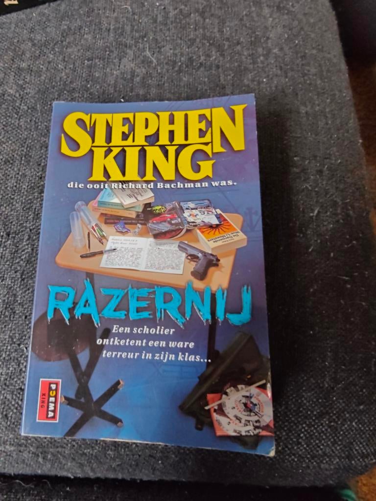 Razernij - Stephen King (als Richard Bachman), Boeken, Thrillers, Gelezen, Nederland, Ophalen