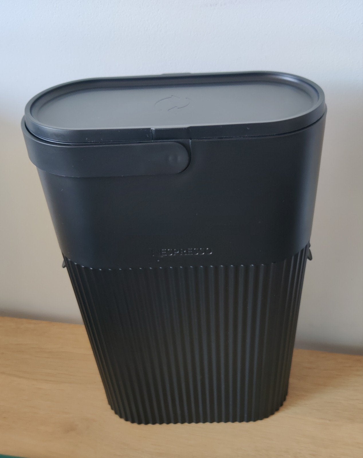 Nespresso Capsule recyclingcontainer zwart, Ophalen of Verzenden