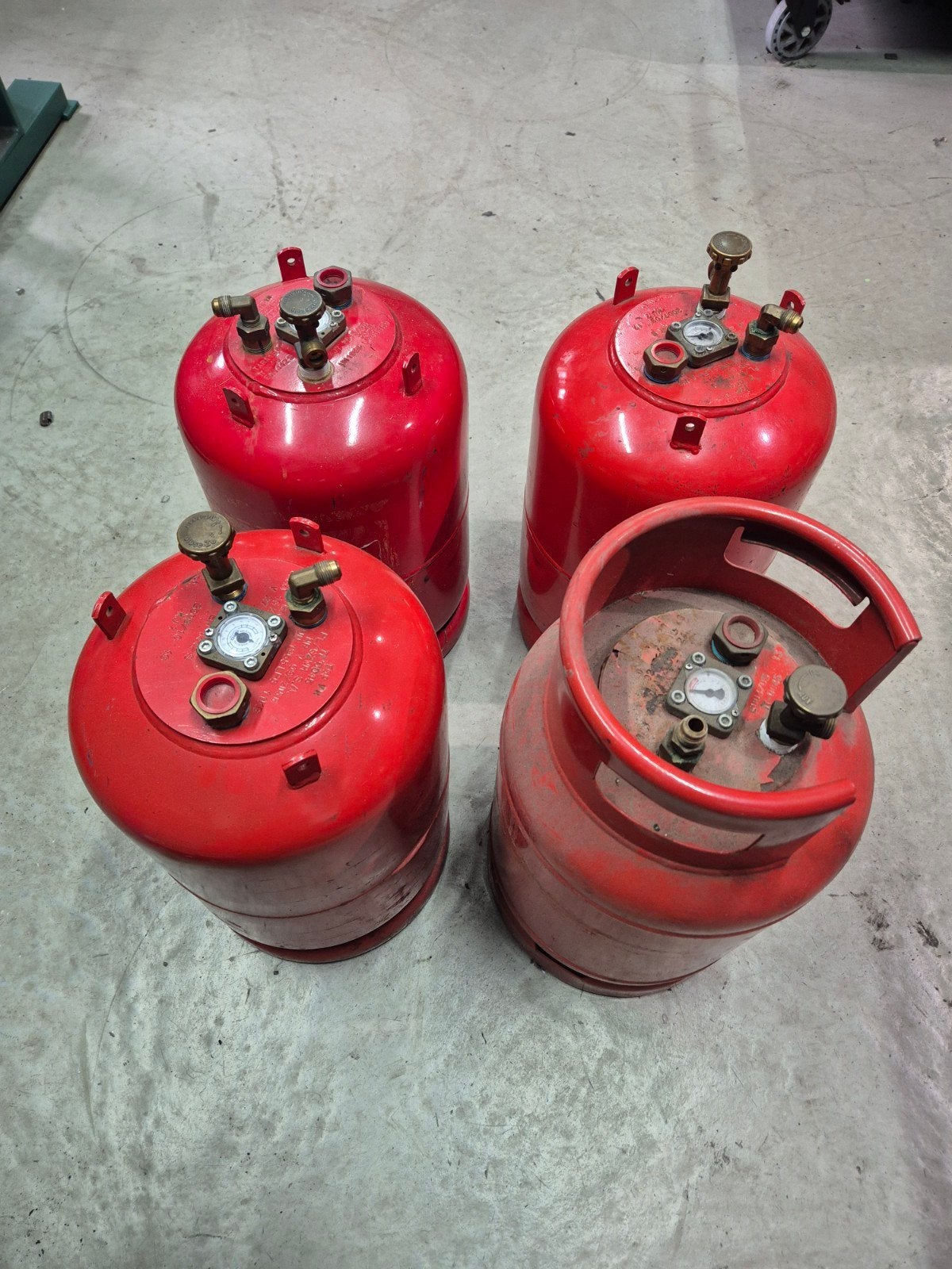 4x hervulbare lpg fles, Ophalen