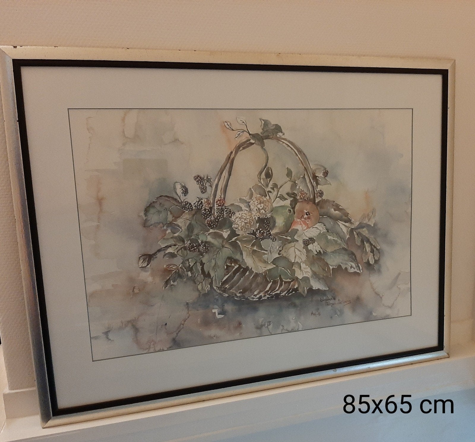prent    stilleven, Antiek en Kunst, Ophalen of Verzenden