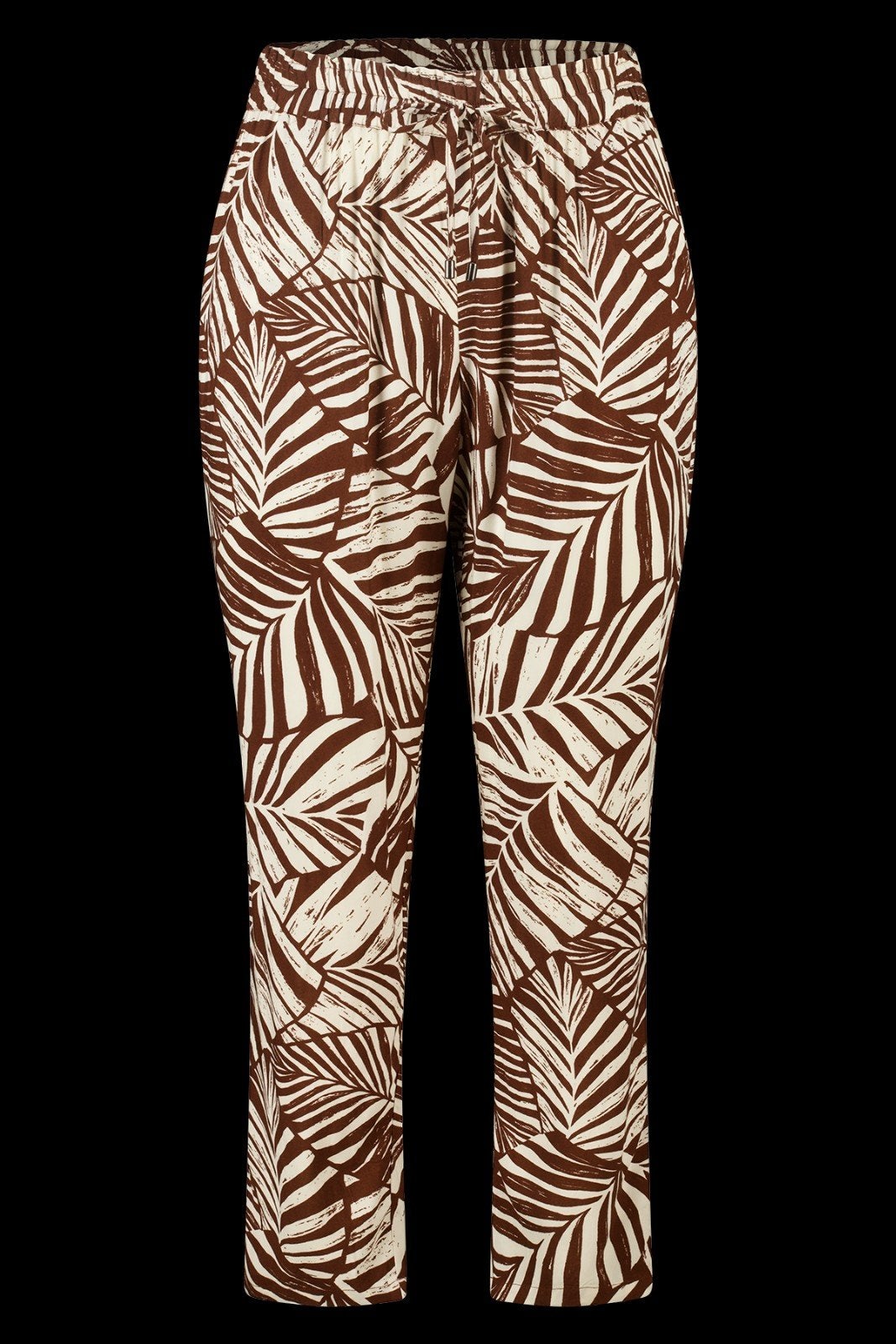 Leuke print broek M&S Mode, Bruin, Verzenden, Maat 42/44 (L), Zo goed als nieuw