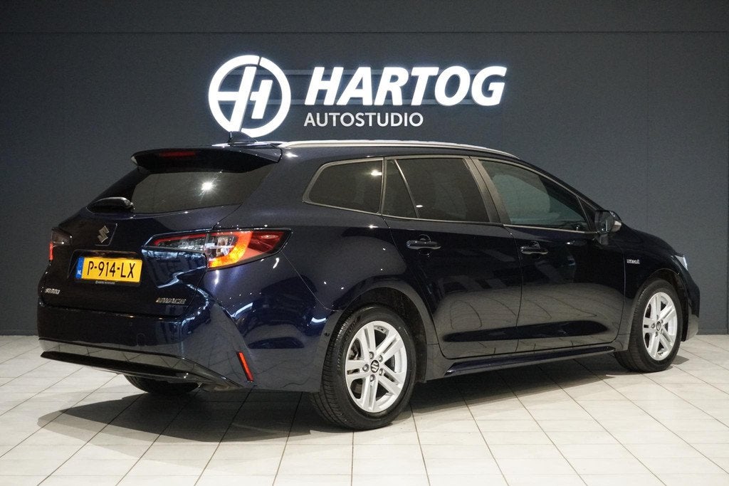 Toyota Corolla 1.8 Hybrid Style + DODEHOEK / STUURVERWARMING, 4 cilinders, Blauw, Corolla, Origineel Nederlands