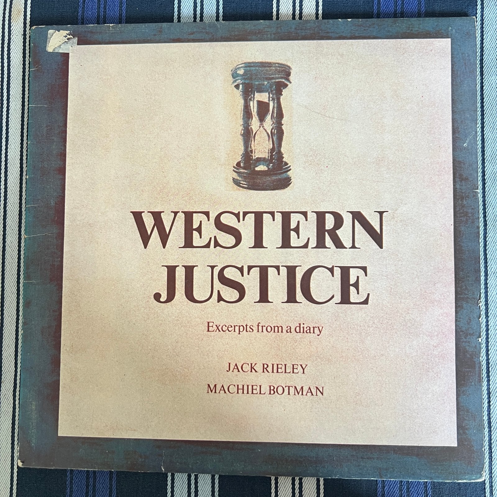 Western Justice - Jack Rieley & Machiel Botman LP, Gebruikt, 1980 - 1989, Ophalen of Verzenden, Inclusief boekje