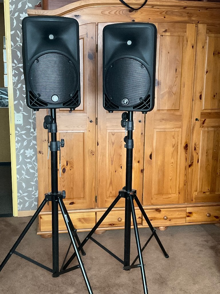 Mackie Zanginstallatie: SRM350, Profx12v2, Sennheiser Mic, Ophalen, Gebruikt