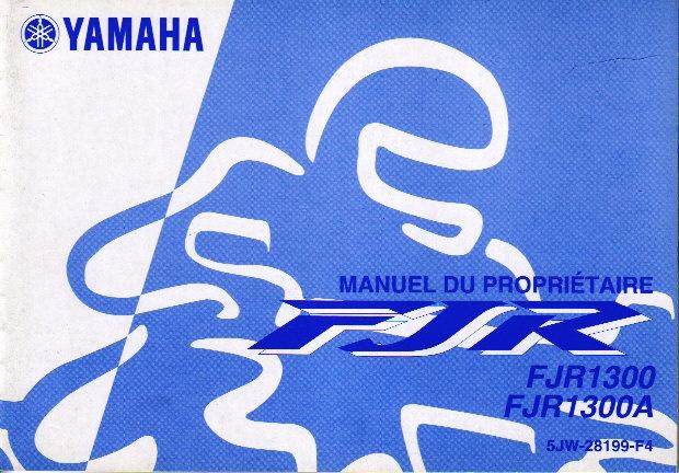 Yamaha FJR1300/1300A manuel notice (6155z), Ophalen of Verzenden, Yamaha
