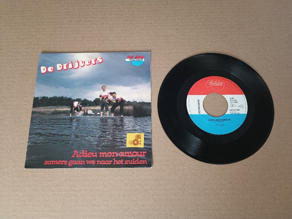 Single: De Drijvers - Adieu Mon Amour (1981), Verzenden, Gebruikt, 7 inch, Nederlandstalig