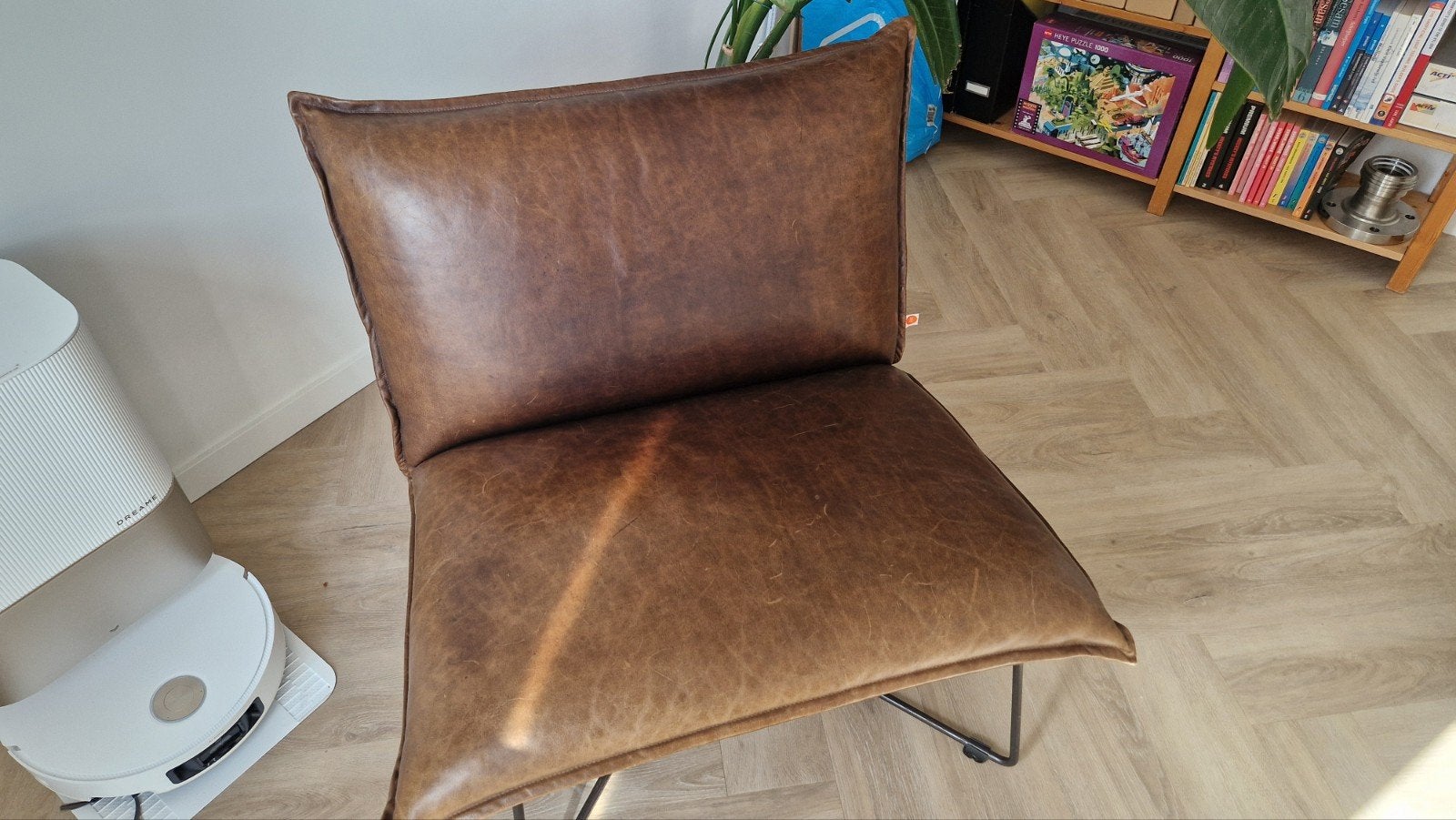 Jess Design Earl, bruin leer, heel goede staat, Ophalen, Bruin, Leer, Zo goed als nieuw