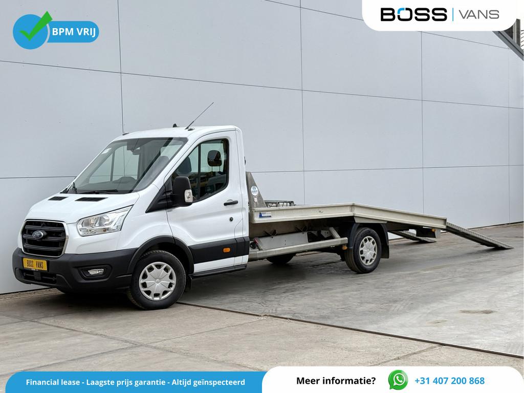 Ford Transit 350 2.0 TDCI 130PK Autotransporter Ambulance Ab, Achterwielaandrijving, 4 cilinders, Wit, 11 km/l