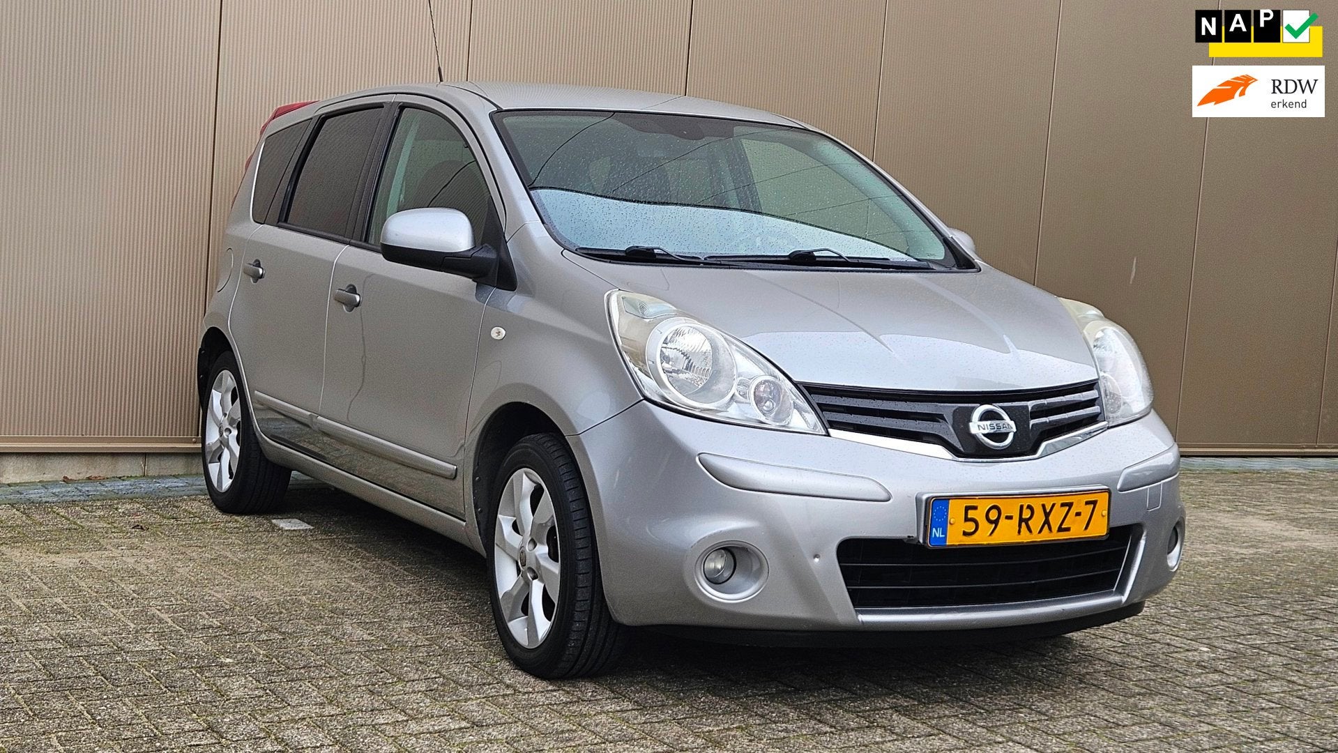Nissan Note 1.6 Life + vele opties, Auto's, Voorwielaandrijving, 15 km/l, Gebruikt, 49 €/maand