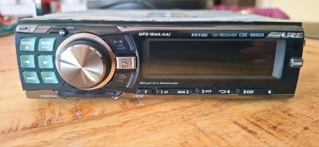 Alpine autoradio cd speler mp3 wma, Ophalen of Verzenden