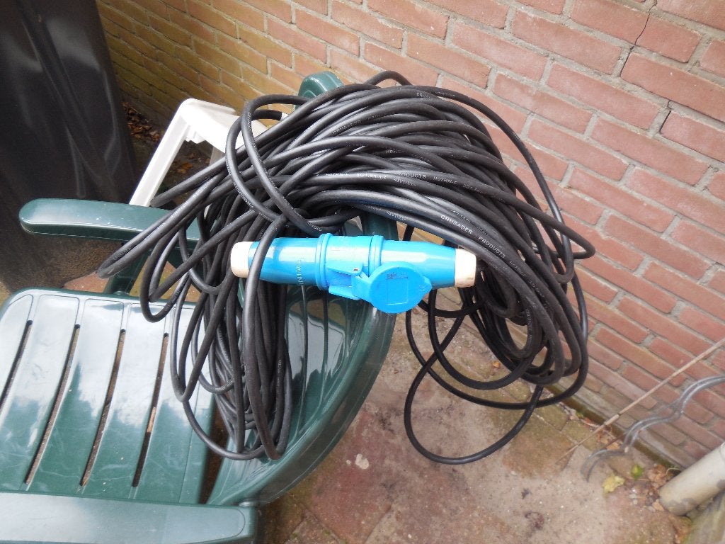 Verlengsnoer/verlengkabel > 45 meter kamperen caravan camper, Caravans en Kamperen, Ophalen of Verzenden, Zo goed als nieuw