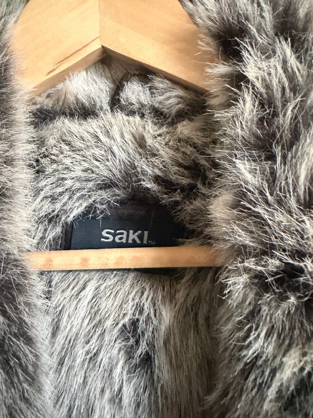 Saki Leren Jas met Bontkraag en Manchetten, Kleding | Dames, Jassen | Winter, Ophalen of Verzenden, Zo goed als nieuw, Maat 36 (S)