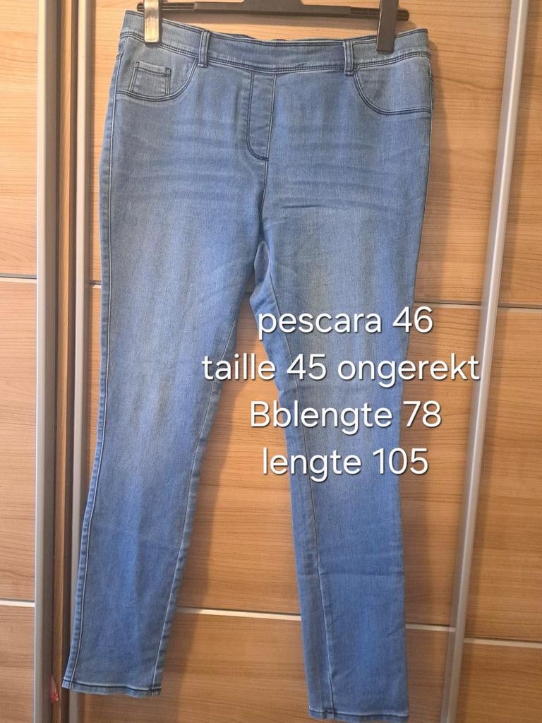 Mooie stretch jegging jeans pescara maat 46, Kleding | Dames, Spijkerbroeken en Jeans, Blauw, Overige jeansmaten, Pescara, Ophalen of Verzenden