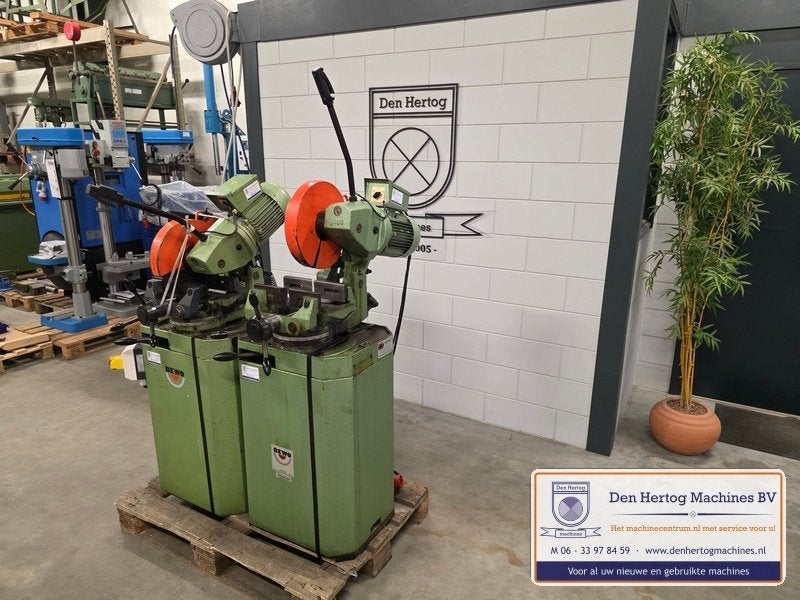 Bewo 315 LT met koeling 100x100mm twee snelheden RVS staal, Ophalen, Gebruikt, Bewo, Afkortzaag
