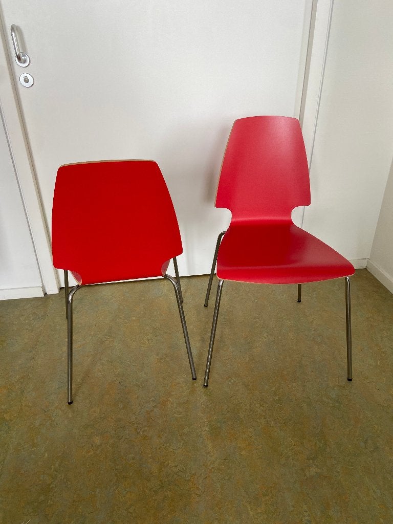 Ikea Vilmar rode stoelen, Ophalen, Gebruikt, Rood, Twee
