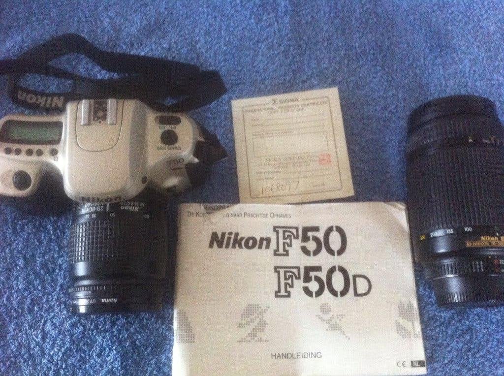 Te koop Nikkon F50, Nikon, Zo goed als nieuw, Zoom, Telelens
