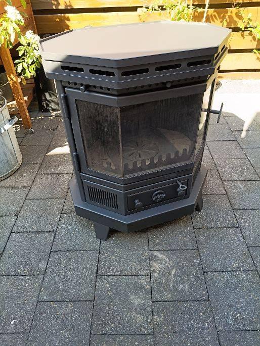 super mooie RENY OSLO 7-7,5 KW HOUTKACHEL ALLESBRANDER, Houtkachel, Ophalen of Verzenden, Zo goed als nieuw, Vrijstaand