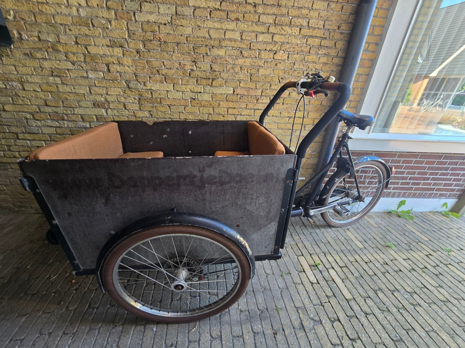 Robuuste en ruime bakfiets te koop, Ophalen, Gebruikt