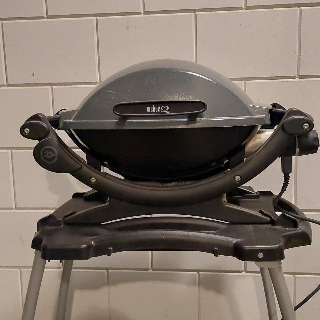 weber electrische barbeque, Ophalen, Zo goed als nieuw, Weber barbecue