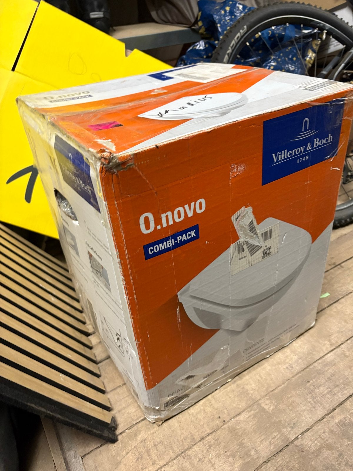 Villeroy & Boch O.novo Combi-Pack Toilet, Doe-het-zelf en Verbouw, Ophalen, Nieuw, Toilet