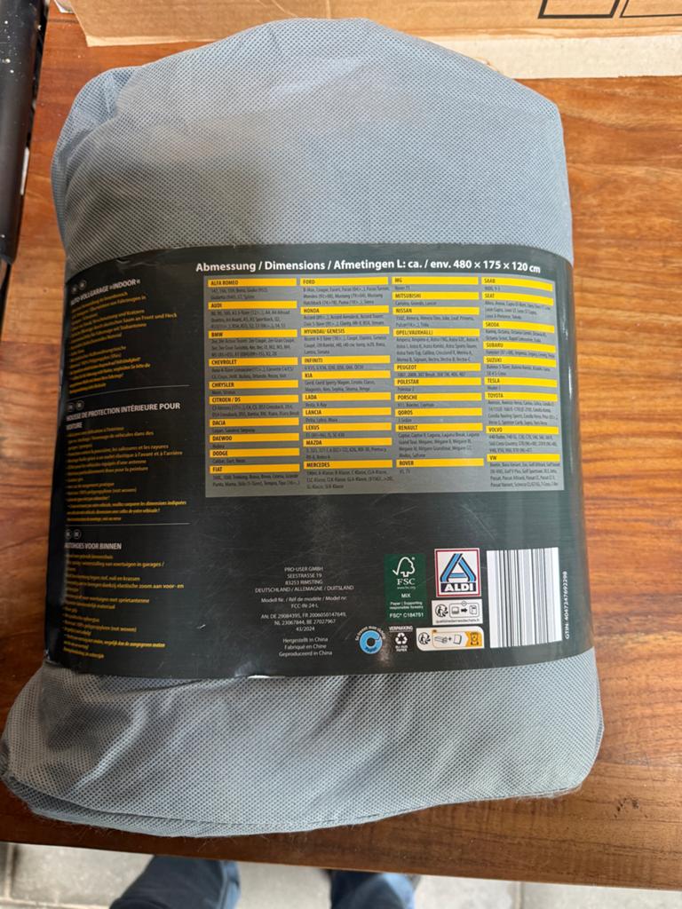 Auto XS Indoor Autohoes - Bescherming voor binnen, Ophalen of Verzenden, Nieuw, Universeel