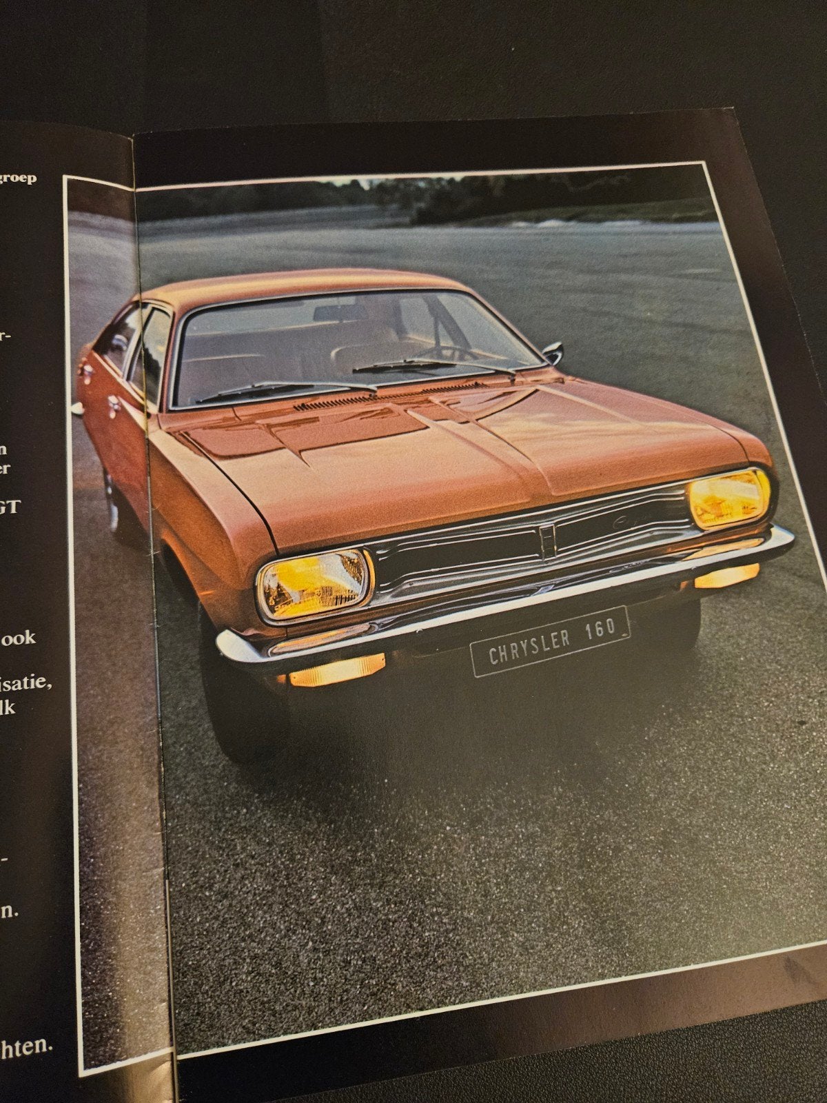 Brochure Chrysler 160 / 160 GT 180 1971, Ophalen of Verzenden, Zo goed als nieuw, Overige merken