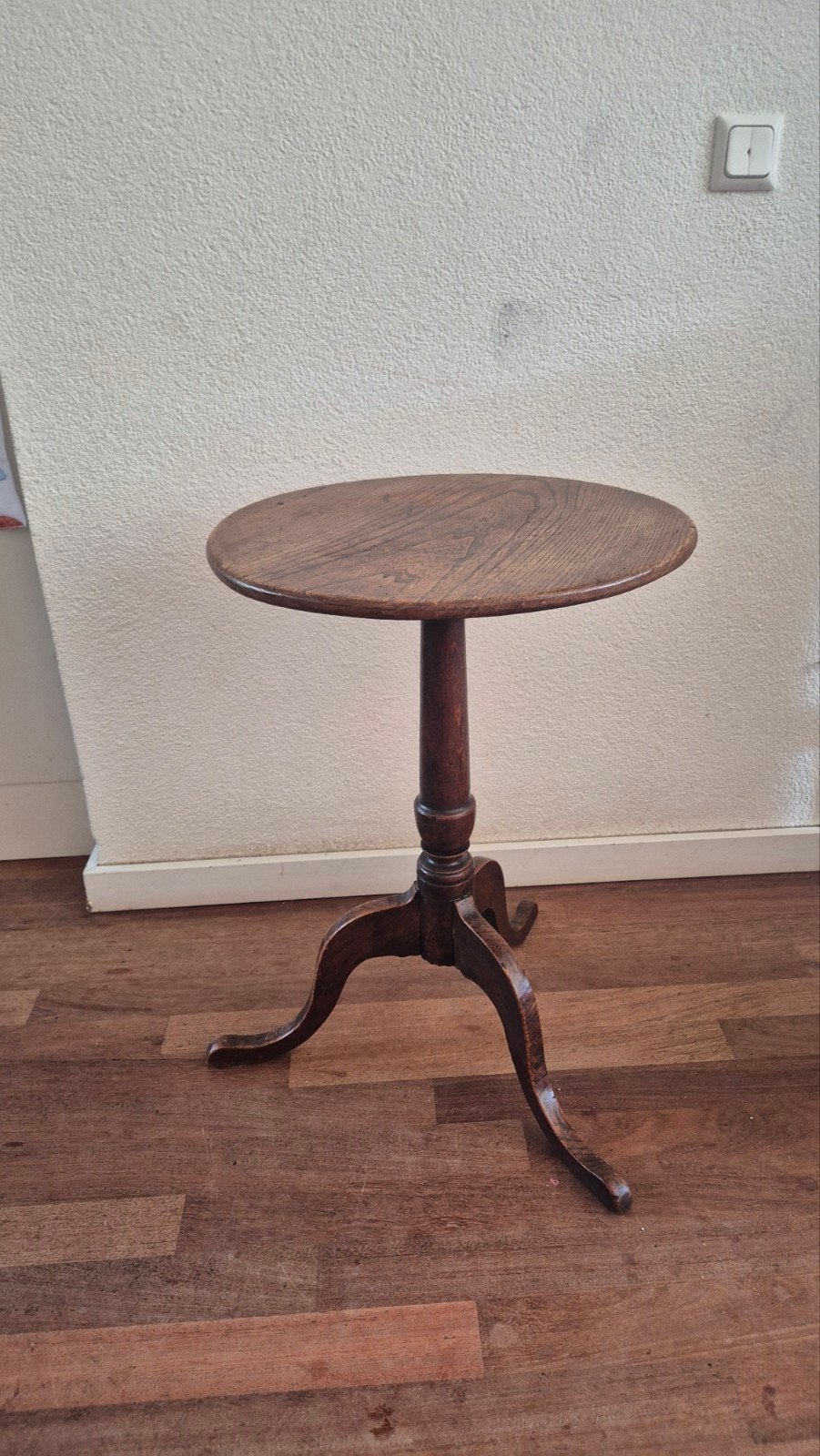 Eikenhouten Bijzettafeltje - Klassiek Design, Ophalen