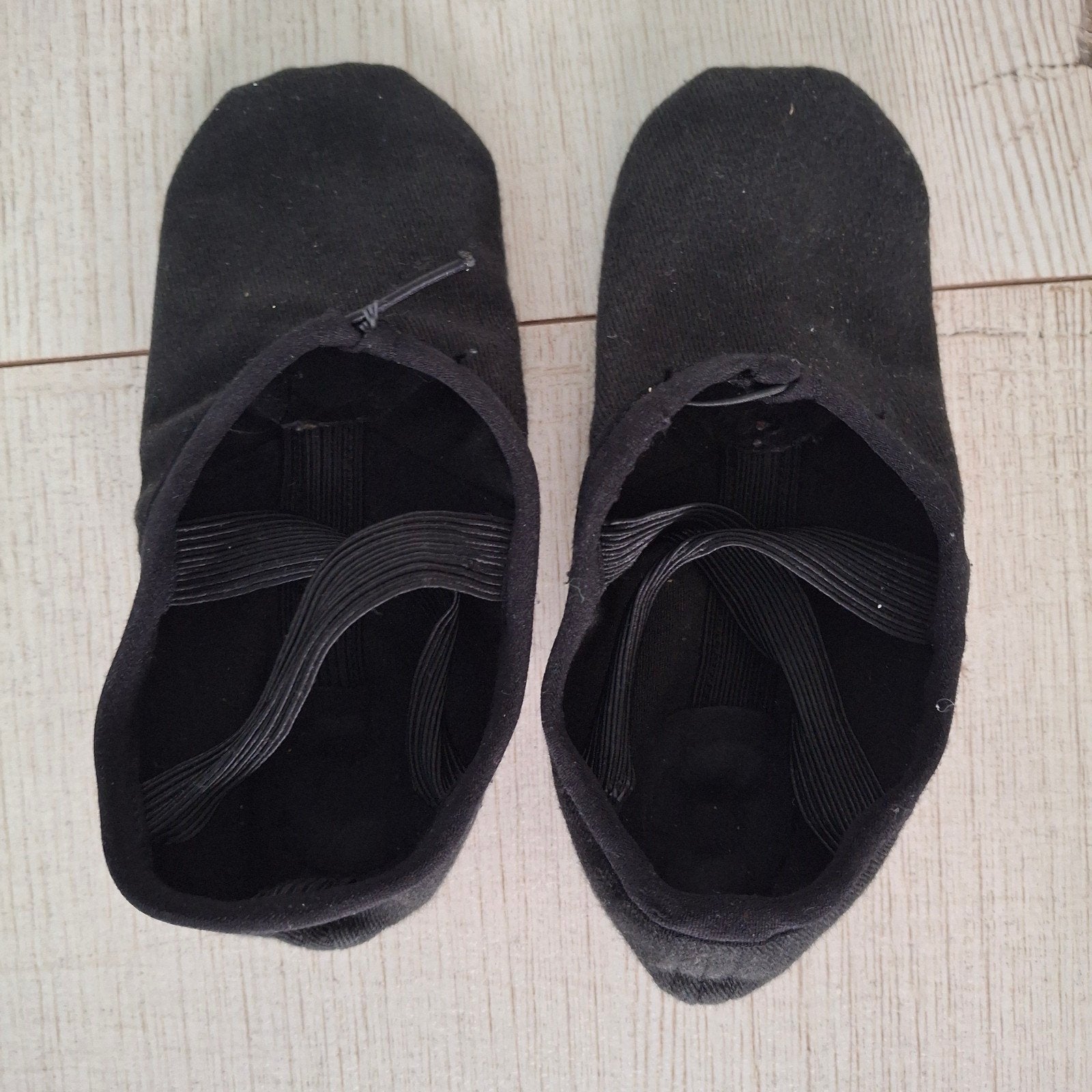 Zwarte Balletschoenen Maat EU 27 / UK 9, Sport en Fitness, Ballet, Ophalen of Verzenden, Zo goed als nieuw, Schoenen