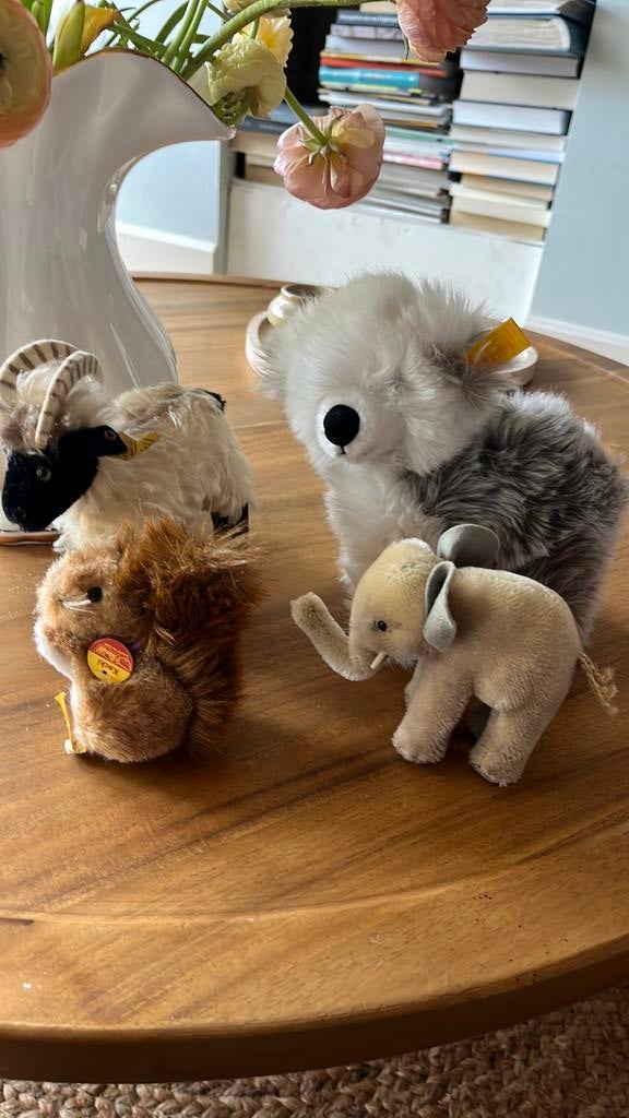 Steiff knuffels, Verzamelen, Ophalen of Verzenden, Gebruikt, Stoffen beer, Steiff