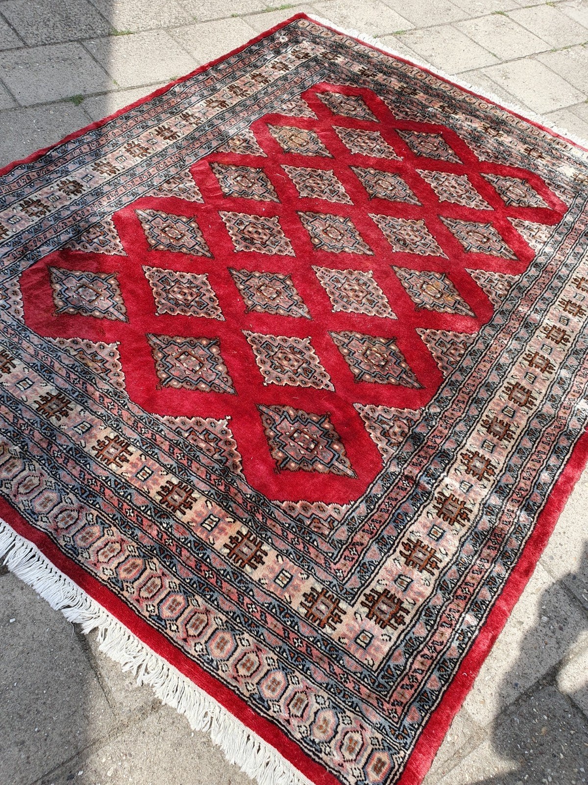 perzische tapijt 149x93 cm, Huis en Inrichting, Stoffering | Tapijten en Kleden, Gebruikt, 100 tot 150 cm, Pakistan, Rechthoekig